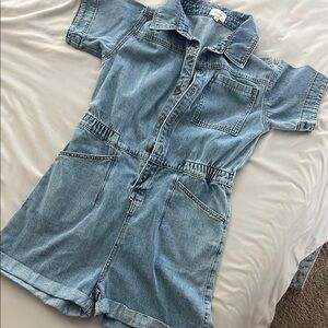 BNWOT Denim Romper